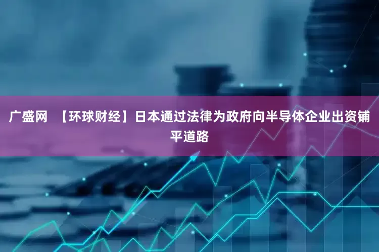 广盛网  【环球财经】日本通过法律为政府向半导体企业出资铺平道路
